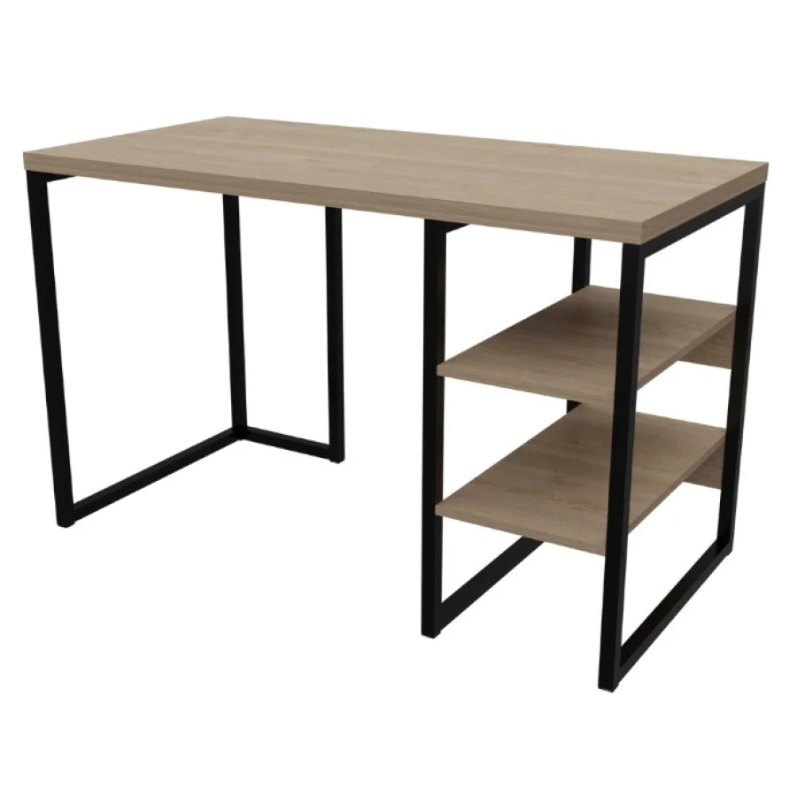 Office table loft Neman LEE, Sandy oak / Black order